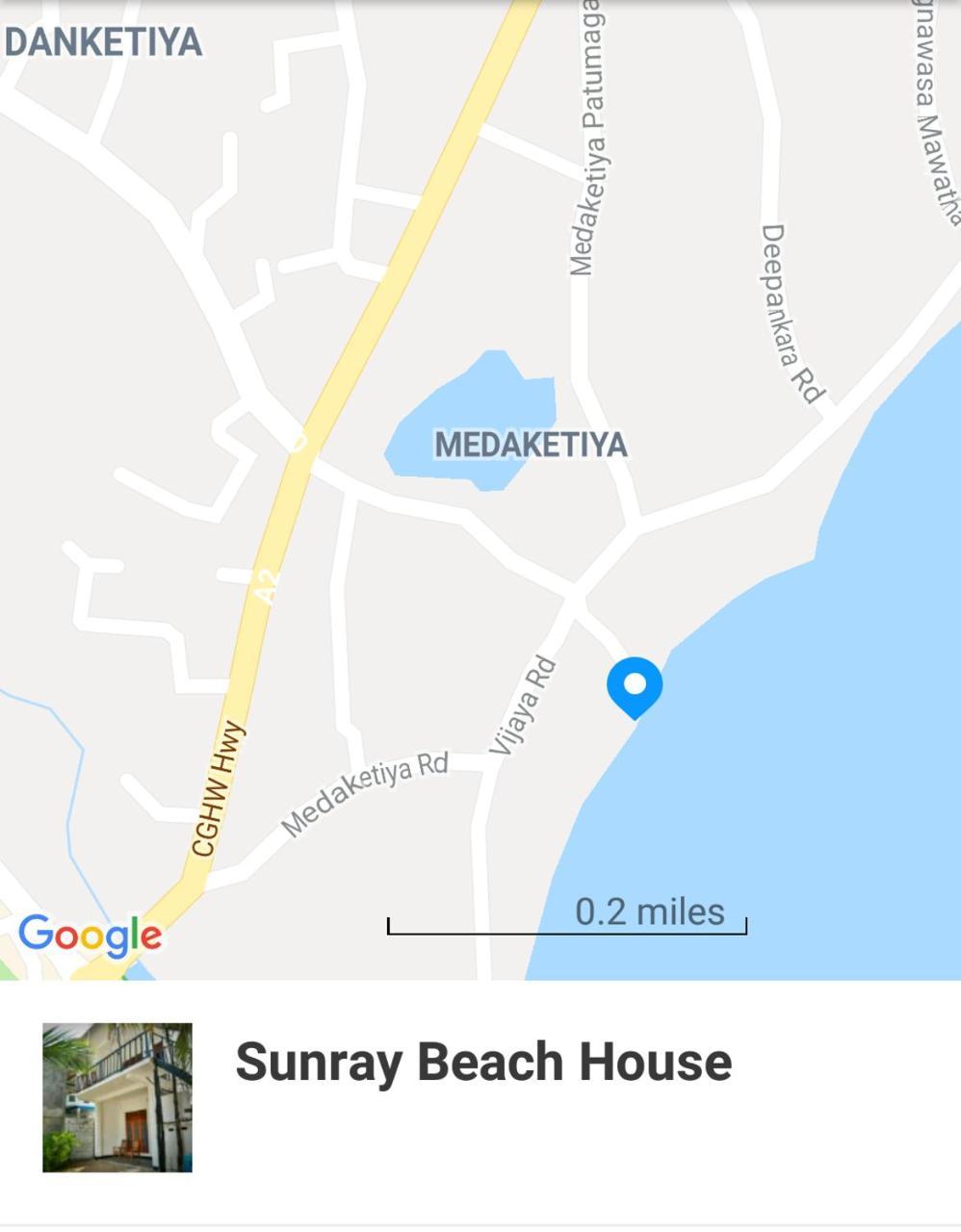 Sunray Beach House Тангале Екстериор снимка